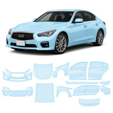 Антигравійна захисна бронеплівка за лекалами для Infiniti Q50 V37 2013-2017 - повний кузов