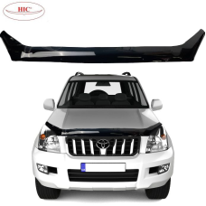 Дефлектор капота мухобойка HIC для Toyota Land Cruiser 120 2003-2010 Оригинал (FH-T03-1)