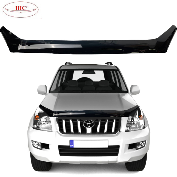 Дефлектор капота мухобойка HIC для Toyota Land Cruiser 120 2003-2010  Оригінал (FH-T03-1)