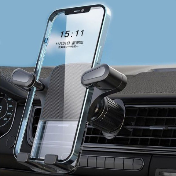 Автотримач для телефону на повітропровід Затискач під Вагою (CA10)
