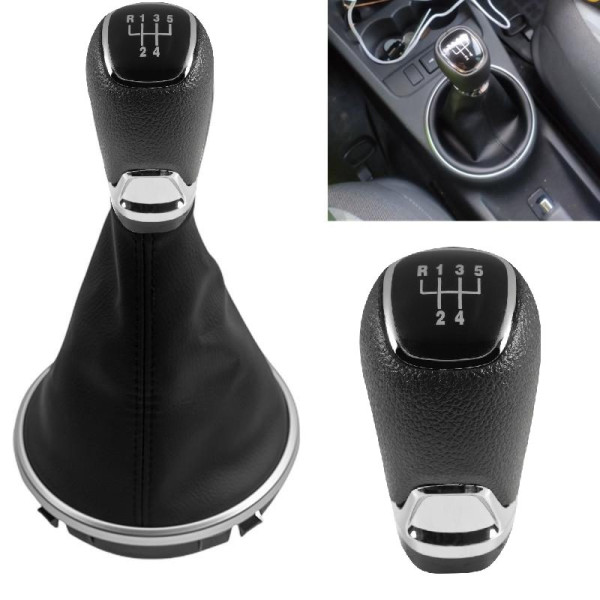 Ручка КПП з пильником у зборі Модельна для Skoda Fabia II 2007-2014 (5 Швидкостей) №30