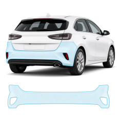 Антигравійна захисна бронеплівка за лекалами для Kia Ceed CD 2018-2021 - задній бампер