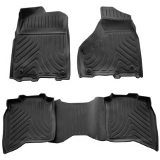 RAM 1500 Crew cab 2009-2018 комплект 3D ковриков с 4 штук