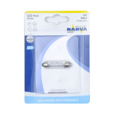 Світлодіод 12V 43mm T11 1SMD Narva Festoon 12V 0.6W SV8.5-8 1 шт (180794000)