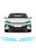 Антигравийная защитная бронепленка по лекалам для BYD Qin L (Seal 06 / Seal 6 DM-i) I 2024- оптика (фары и ПТФ)