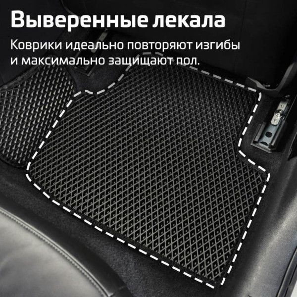 Килимок у багажник EVA для Kia Forte 2016-2018