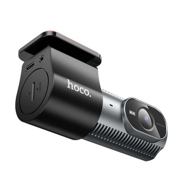Автомобильный видеорегистратор Hoco DV13 720P 25fps WI-FI Серый