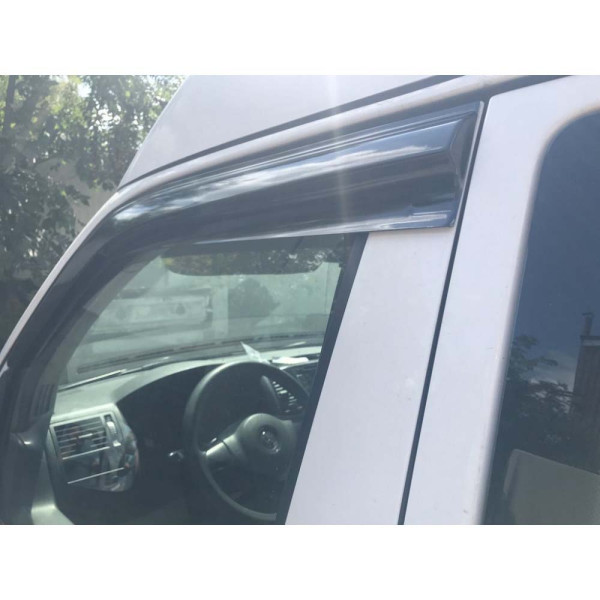 Дефлекторы окон ветровики Volkswagen T-5 / T6 2D 2003-2018 скотч SunPlex (SP-S-11)