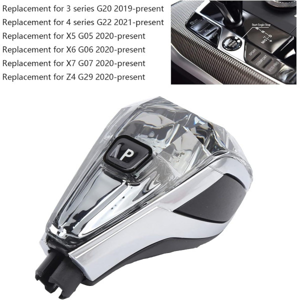 Ручка КПП для BMW Series X5 X6 X7 G05 06 07 CRISTAL-LED №49 (QZXN-A85)