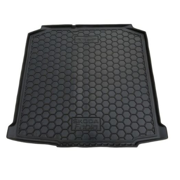 Автомобильный коврик в багажник Skoda Fabia 2 2007- Universal / Гумовий (Avto-Gumm)