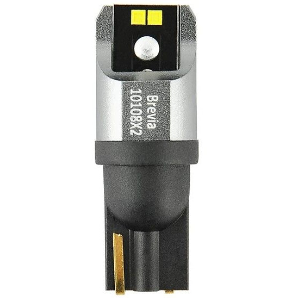 LED автолампа Brevia Power 12/24V T10 W5W 4x1616SMD 150Lm 6000K CANbus W2,1x9,5d 2 шт (10108X2)