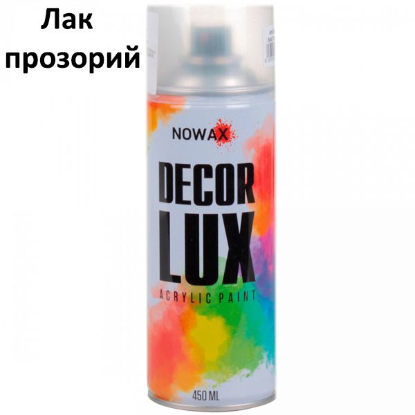 Акрилова фарба Nowax Спрей 450 мл Лак прозорий Мат (NX48050)