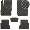 Коврики в салон для Ford Focus II 2004-2010 Экокожа Бежевые 5 шт (Rombus)