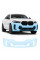 Антигравийная защитная бронепленка по лекалам для BMW X6 G06 facelift 2023- передний бампер