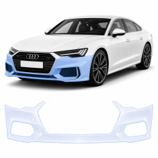 Антигравійна захисна бронеплівка за лекалами для Audi A5 F5 facelift 2020-2024 - передній бампер