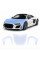 Антигравійна захисна бронеплівка за лекалами для Audi R8 4S 2015-2024 - капот і передні крила