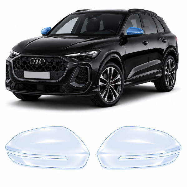 Антигравійна захисна бронеплівка за лекалами для Audi Q5 GU 2025- дзеркала