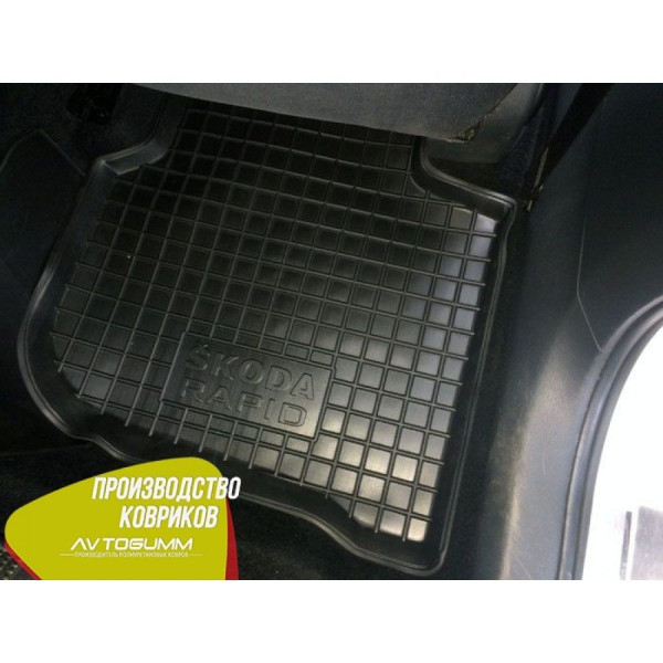Автомобильные коврики в салон Skoda Rapid 2013- Avto-Gumm