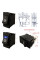 Кнопка Переключатель клавишный 12V (On/Off) 4 Контакта 20,2x34,2 мм Синяя Подсветка (Q3678)