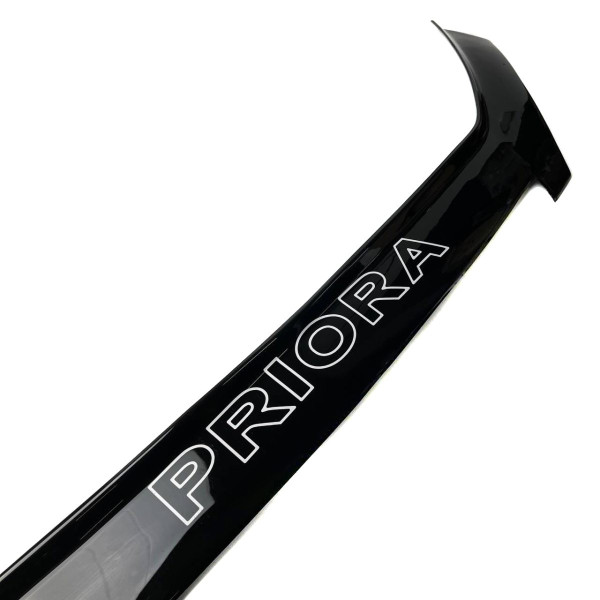 Дефлектор капота мухобойка ВАЗ Пріора 2170-2171-2172 Кріплення пластини Voron Glass