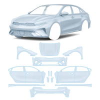 Антигравийная защитная бронепленка по лекалам для Kia Cerato/Forte BD facelift 2022-2024 - полный кузов
