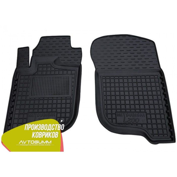 Передні килимки в автомобіль Mitsubishi L200 2006- (Avto-Gumm)