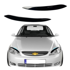 Реснички фар для Chevrolet Lacetti 2003-2014 Хечбек 2 шт Voron Glass