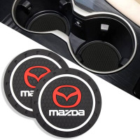 Антискользящий коврик В Подстаканник Mazda ⌀7 см 2 шт