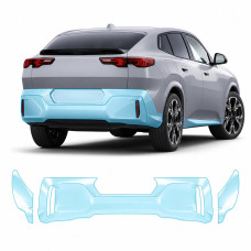 Антигравийная защитная бронепленка по лекалам для BMW iX2 U10 2023- задний бампер