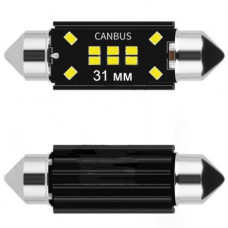 Світлодіод 12-24V Т11 31 мм SMD 8-2016 160Lm (Canbus Оманка) №110