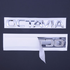 Емблема напис Octavia скотч 3М 178 x 24 мм роздільна Польща (5E0 853 687 2ZZ)