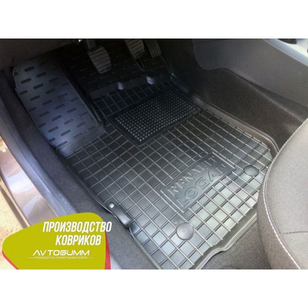 Автомобільні килимки в салон Рено Логан 2013- (Автогум)