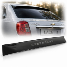 Cпойлер заднього скла козирок Chevrolet Lacetti седан 2003-2014 Бленда зі скла Voron Glass