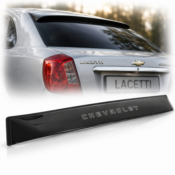 Cпойлер заднього скла козирок Chevrolet Lacetti седан 2003-2014 Бленда зі скла Voron Glass