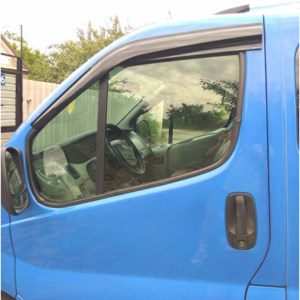 Дефлектори вікон вітровики Renault Trafic 2001-2014 скотч SunPlex (SP-S-61-5)