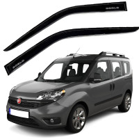 Дефлектори вікон вітровики FIAT Doblo 2d 2010- Voron Glass