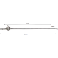 Хомут Volkswagen Audi Seat 3W0971838 (C3352)