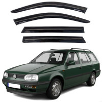 Дефлектори вікон ветровики Volkswagen Golf IV 1997-2002 Універсал Скотч 3M Voron Glass