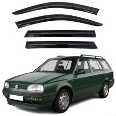 Дефлекторы окон ветровики Volkswagen Golf IV 1997-2002 Универсал Скотч 3M Voron Glass