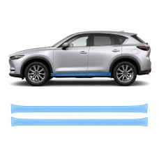 Антигравійна захисна бронеплівка за лекалами для Mazda CX-5 KF 2017-2022 - нижня зона кузова пороги