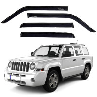 Дефлекторы окон ветровики для JEEP Patriot 2007-2016 Voron Glass
