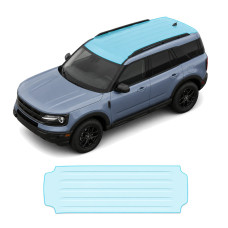 Антигравійна захисна бронеплівка за лекалами для Ford Bronco Sport I 2021-2024 - зона даху