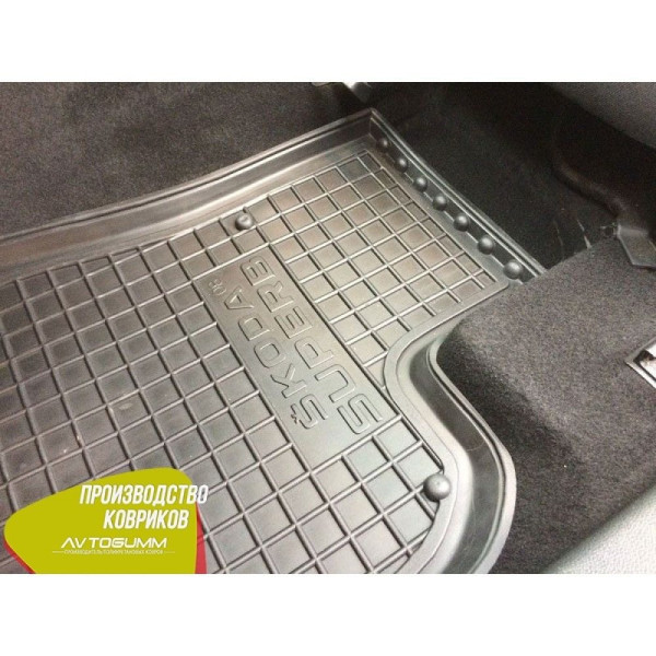 Автомобильные коврики в салон Skoda SuperB 2008-2014 Avto-Gumm