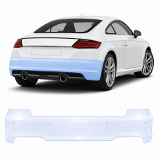 Антигравійна захисна бронеплівка за лекалами для Audi TT 8S 2014-2023 - задній бампер