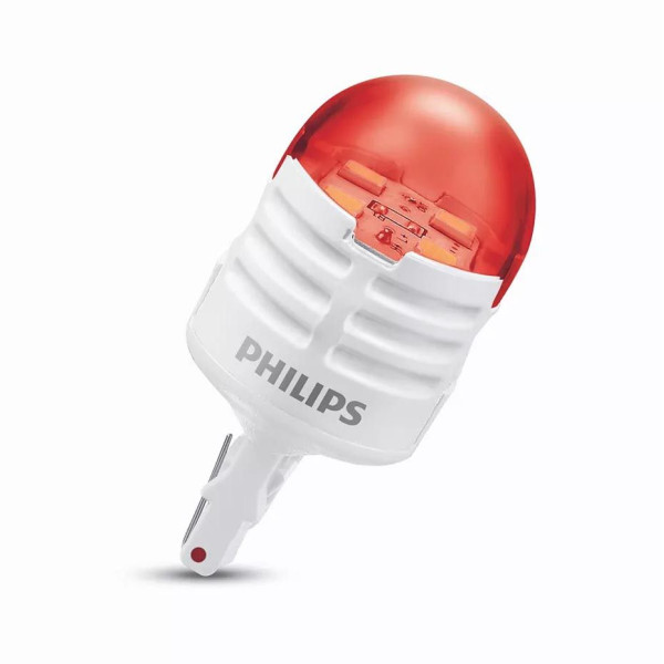 Світлодіод 12V бесцок. W21 Philips 11065U30RB2 LED Red Ultinon Pro3000 2шт