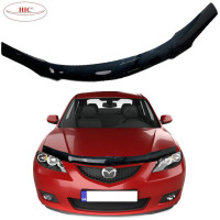 Дефлектор капота мухобойка HIC для Mazda 3 2003-2009 Седан Оригинал (FH-MA09)
