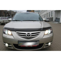 Дефлектор капота мухобойка Mazda 3 2003-2009