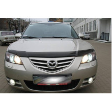Дефлектор капоту мухобійка для MAZDA 3 2003-2009