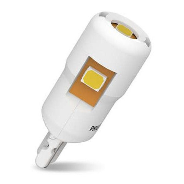 Світлодіод 12V Т10 Philips LED White Ultinon Pro6000 12В W5W (11961CU60X2) 2 шт