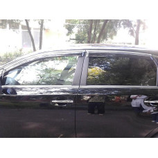 Дефлектори вікон вітровики для Volkswagen Passat B6 2005-2011 5дв Combi Хром